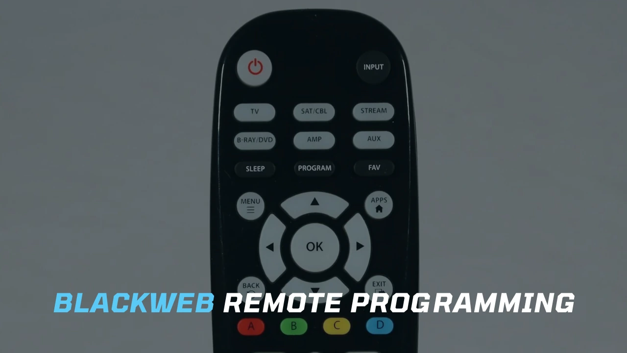 blackweb universal remote programming