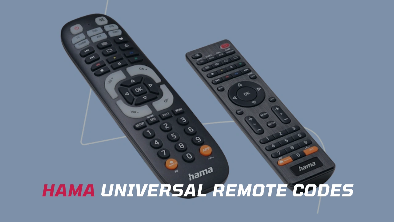 programming hama universal remote controls