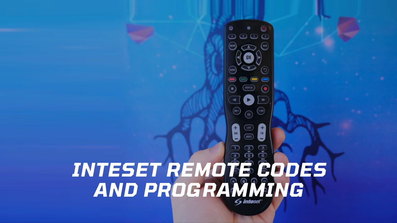 inteset remote codes and programming