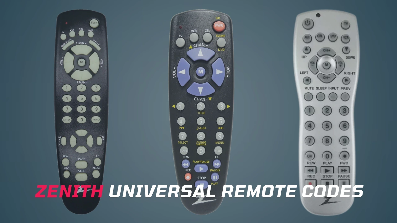 programming zenith universal remote control